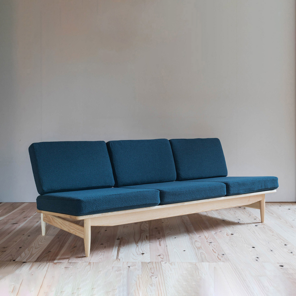 スポークバックソファ 3seater / ホワイトアッシュ